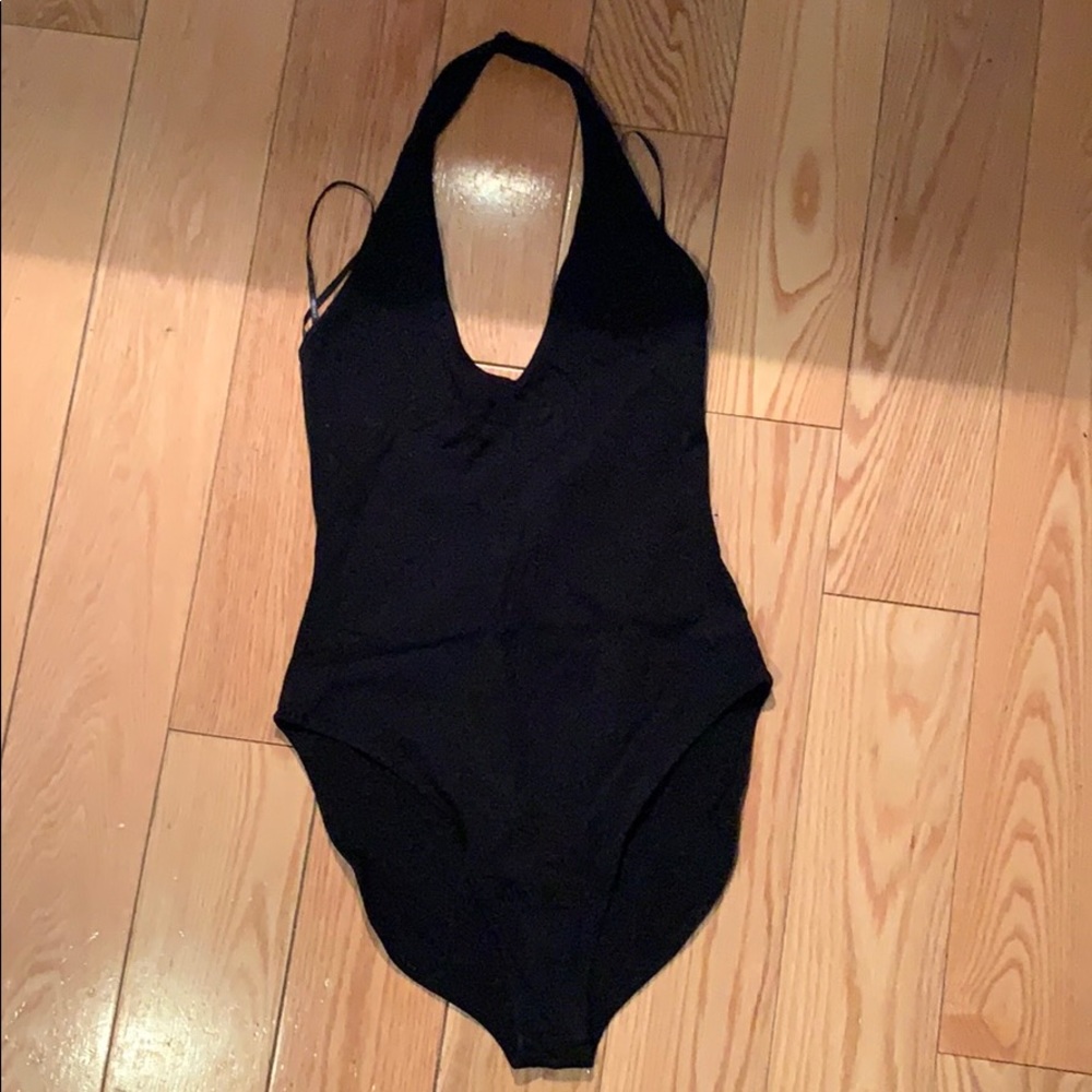 Halter body suit